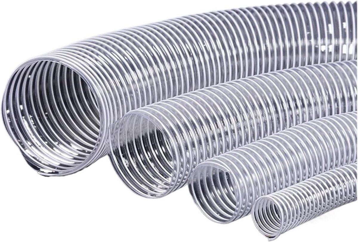 Afzuigslang PVC - Flexibele Buis - Stofafzuiging Werkplaats - Transparant Materiaal - 2 Meter 75mm - Transparant