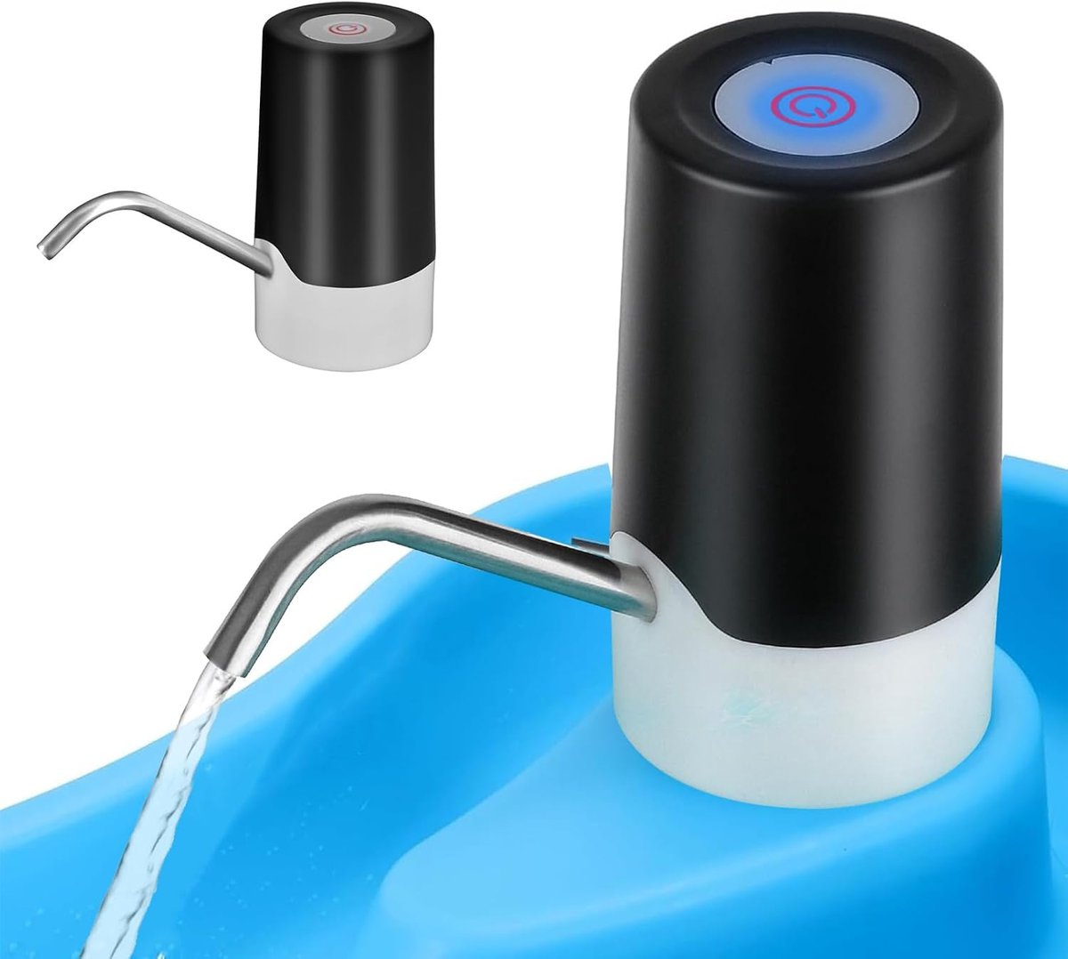Waterpomp Tafel - Accu Pomp - Buiten Spelen - Draadloos Oplaadbaar - 2 uur Speeltijd - Zwart