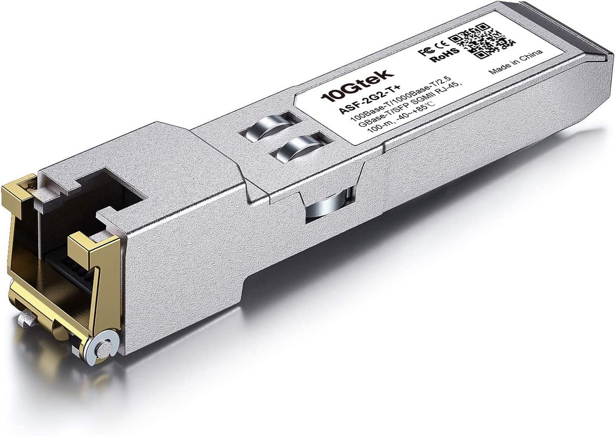 SFP Transceiver - Netwerk Module - Netwerk Uitbreiding - Industriële Temperatuur - 100 Meter - Zilver
