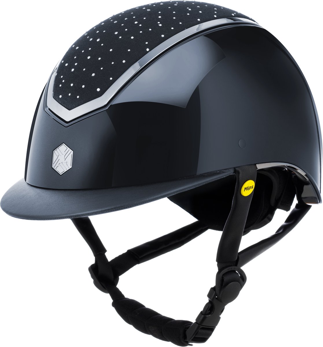 EQX Kylo MIPS Glanzend Kristal-Navy-Zilver-58-61