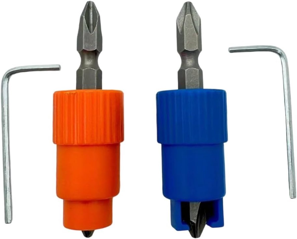 Schroevendraaier - Gereedschap - Doe-het-zelf - Veervergrendeling - Ergonomisch - Oranje
