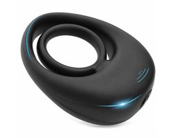 NØXA Hero - Cockring Vibrerend - Vibrerende Cockring - Penisring Siliconen - Flexibele Pasvorm - Meerdere Vibratiestanden- Sex Toys voor Koppels- Mannen - Zwart
