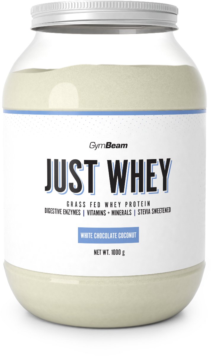 GymBeam Just Whey Proteïne - Witte Chocolade Kokos - Whey Proteïne Blend - Eiwitpoeder - 1000 gram (33 servings)