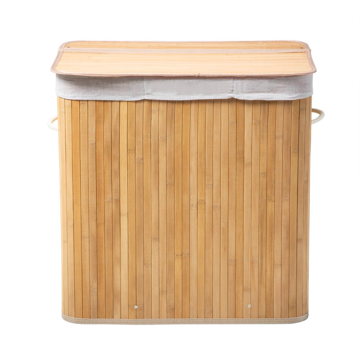 CALICOSY - 3-vak wasmand van bamboe 150L H60 cm - YSA
