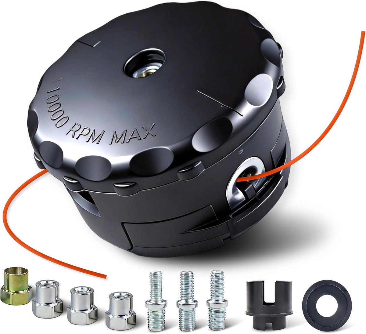 SnelShoppen - Mähkopf Fadenkopf voor Motorsense - Universeel Tap & Go Systeem - M10x1,25 Draad Spoel - Tuinaccessoires voor Diverse Machines