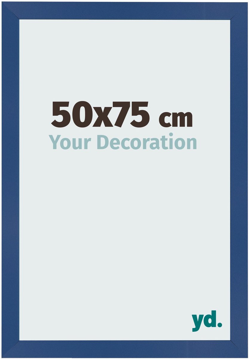 Your Decoration - Fotolijst 50x75 cm - MDF - Donkerblauw - Bologna