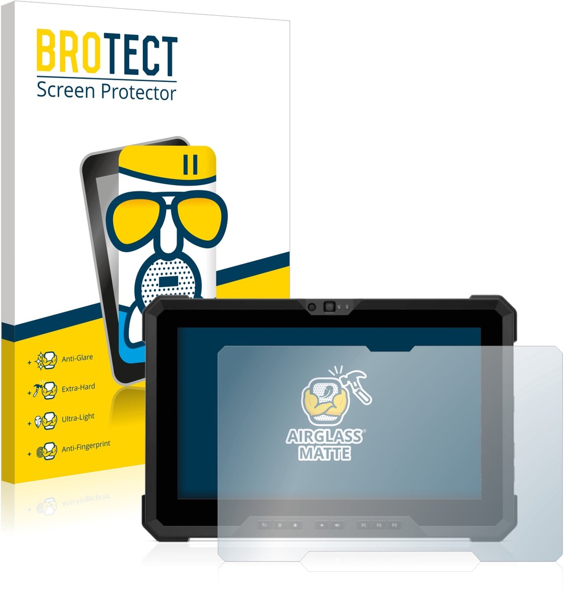 BROTECT - Screenprotector voor Dell Latitude 7220EX Rugged Extreme - Folie Beschermfolie Beschermglas matte