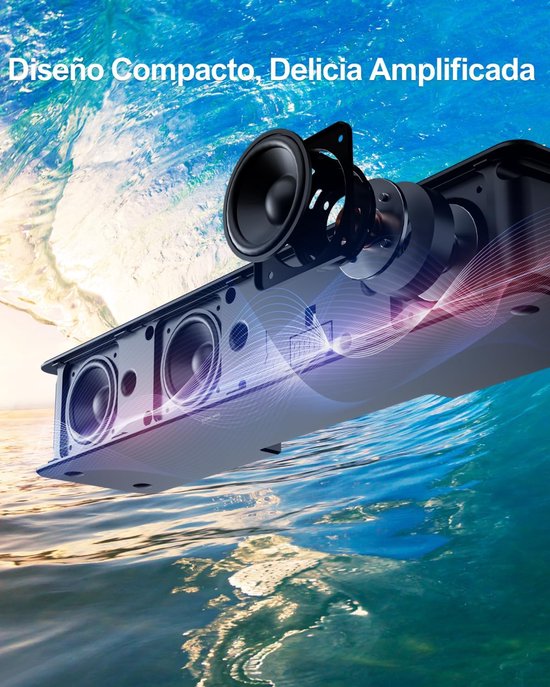 5.1 Surround Soundbarsysteem met Subwoofer en Draadloze Achterluidsprekers voor TV — afbeelding 3