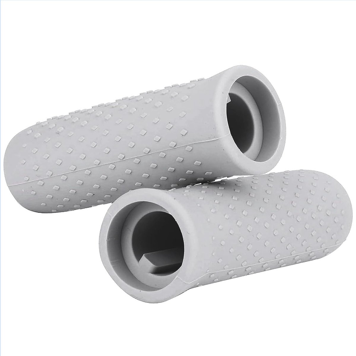 SnelShoppen - Stuurgrepen Antislip Siliconen Grip voor Elektrische Step - 2 Stuks Handvatten - Duurzaam Zwart - Accessoires Ninebot G30