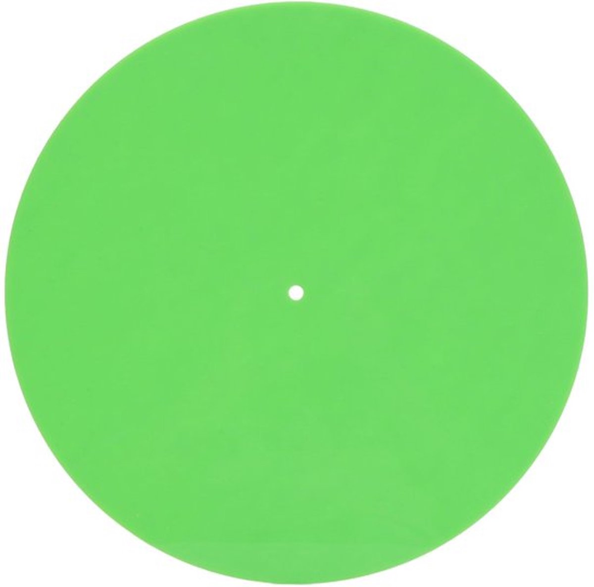 Acryl draaitafelmat, vervangende acryl platenbakmat voor 12 inch draaitafel, antistatische slipmat, universele draaitafel slipmat (GROEN)