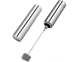 Elektrische melkopschuimer met drie veergardekop - draagbare mini-schuimmaker - draagbare drankmixer - voor cappuccino, koffie, latte, warme chocolademelk, ei