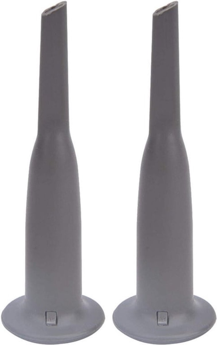 Beschermende sondedop met haak voor oscilloscoopsondes - Set van 2, grijs