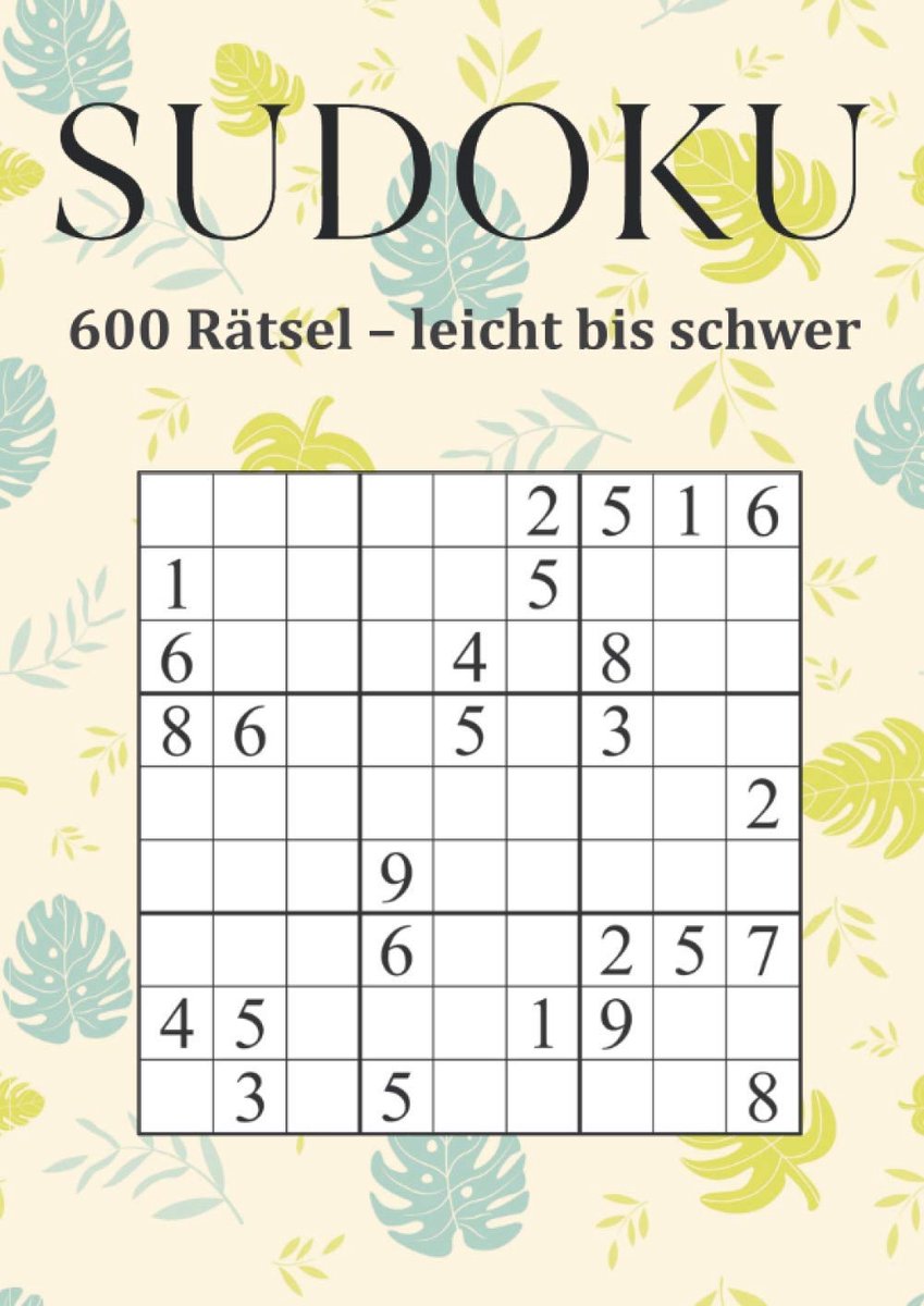 SnelShoppen - Sudoku Boek met 600 Rätsel van Licht tot Moeilijk - Ideaal voor Volwassenen - Breintraining en Ontspanning - Perfect voor Thuis of Reize