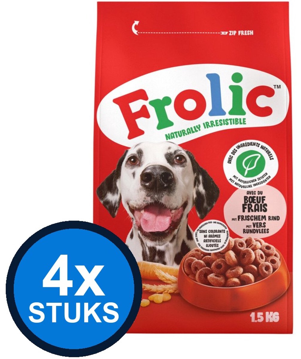 Frolic Frolic - droog rund 1,5kg - Hondenvoer - 1.5 kg