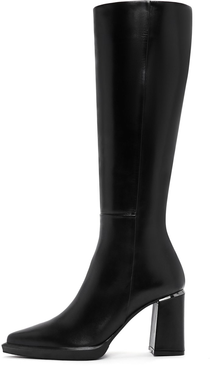 DERIMOD Heeled Boots Leather Heeled Boots