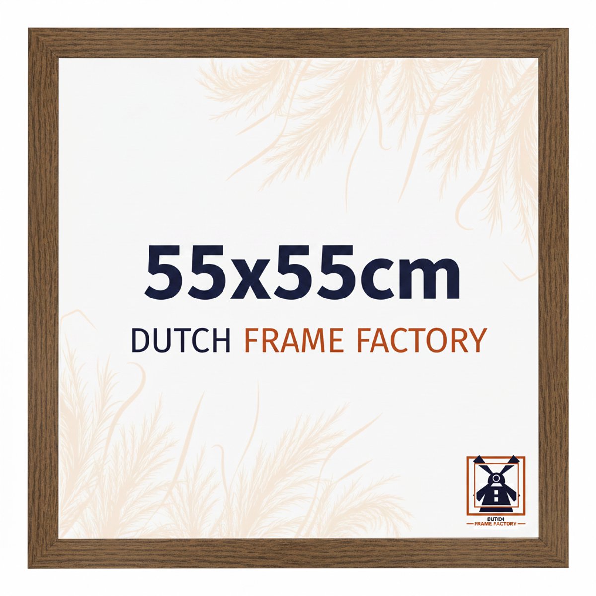 Fotolijst 55x55 cm - MDF - Eiken Rustiek - Benno