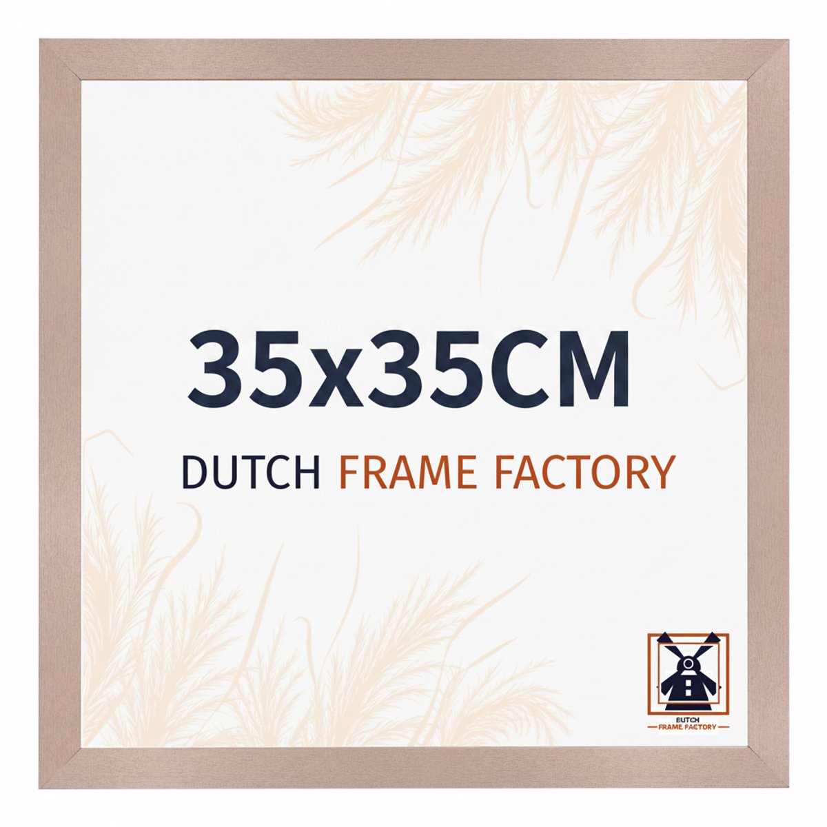 Fotolijst 35x35 cm - MDF - Oudroze - Benno