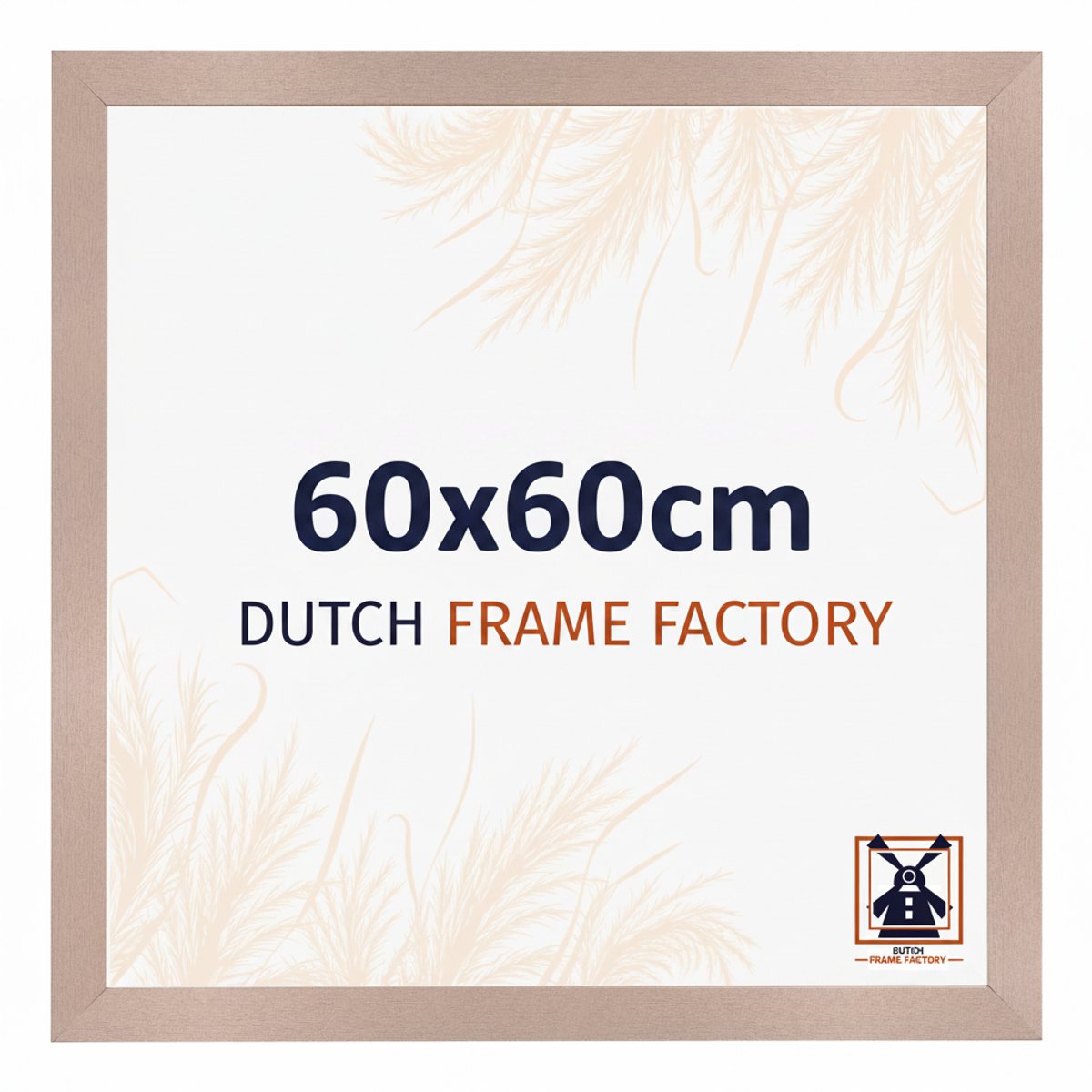Fotolijst 60x60 cm - MDF - Oudroze - Benno