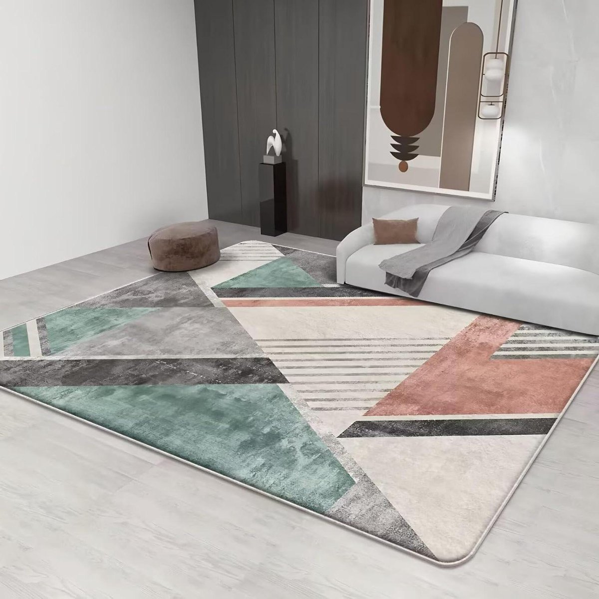 Vloerkleed - Tapijt Vloerbedekking - Woonkamer Verfraaien - Machinewasbaar - 100x160 cm -