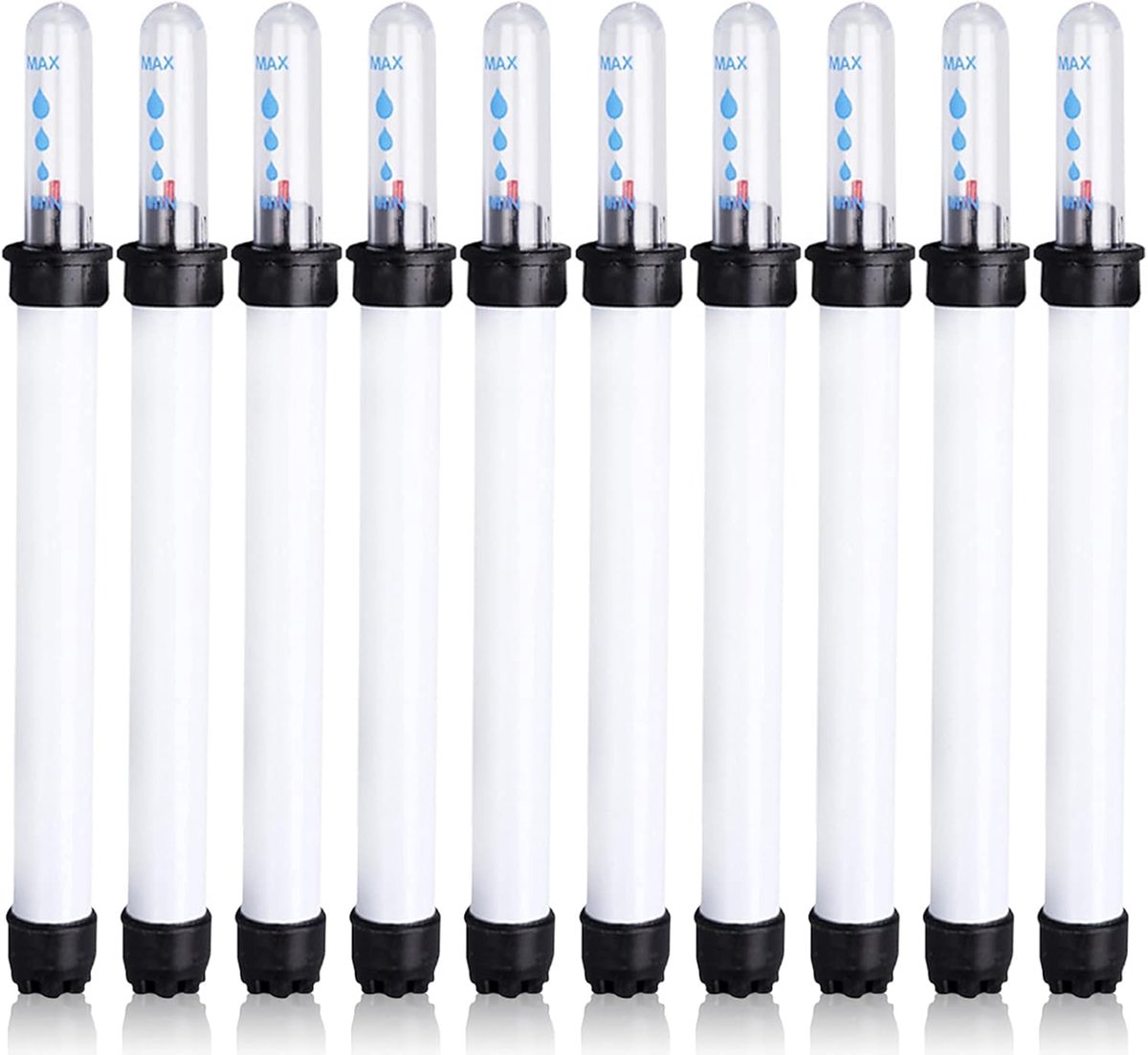 SnelShoppen - 10 pcs Bodemvochtmeter Waterniveau-indicator 20cm - Tuin Waterniveaumeter Tester voor Potplanten - Duurzaam en Praktisch voor Gezonde Pl