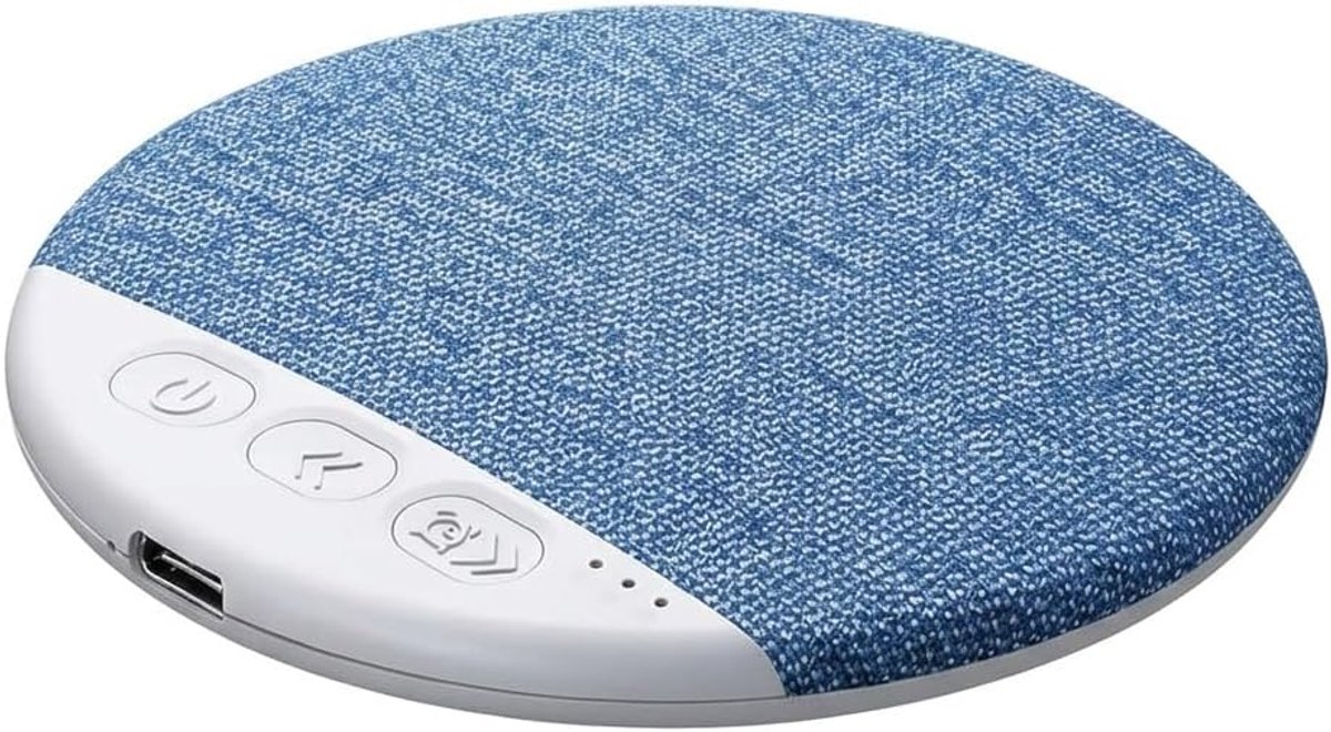 SnelShoppen - Bluetooth 5.4 Kussenluidspreker voor Slaap, Draagbare HiFi-Audio met 20 Uur Looptijd, USB-C, Ultrathin, Lichtgewicht, Ideaal voor Muziek