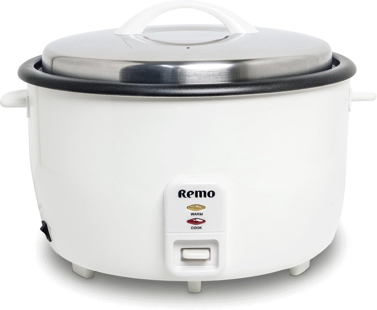 SnelShoppen - Luxe Rijstkoker 4.5 liter XXL - Snelkookpan en Instant Pot - Elektrische Rijstkoker met Stoommand en Warmhoudfunctie - Perfect voor Fees