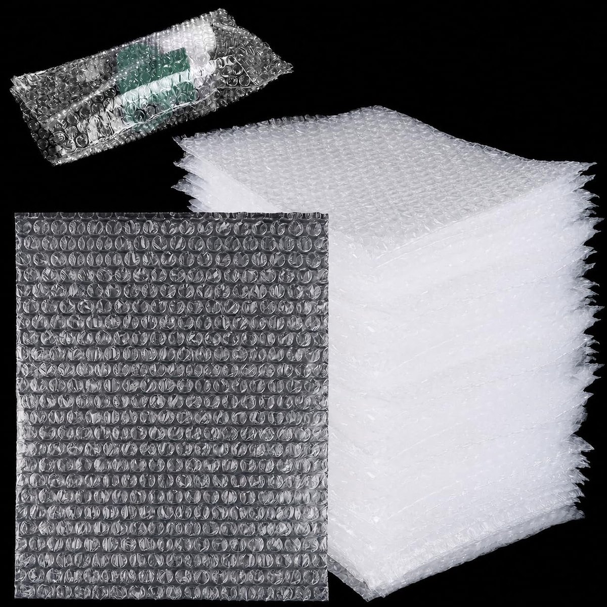 SnelShoppen - 100 Stuks Luchtkussenzakken 20x25 cm - Schokbestendige Verpakkingszakken voor Verzending en Verhuizing - Beschermend voor Breekbare Voor