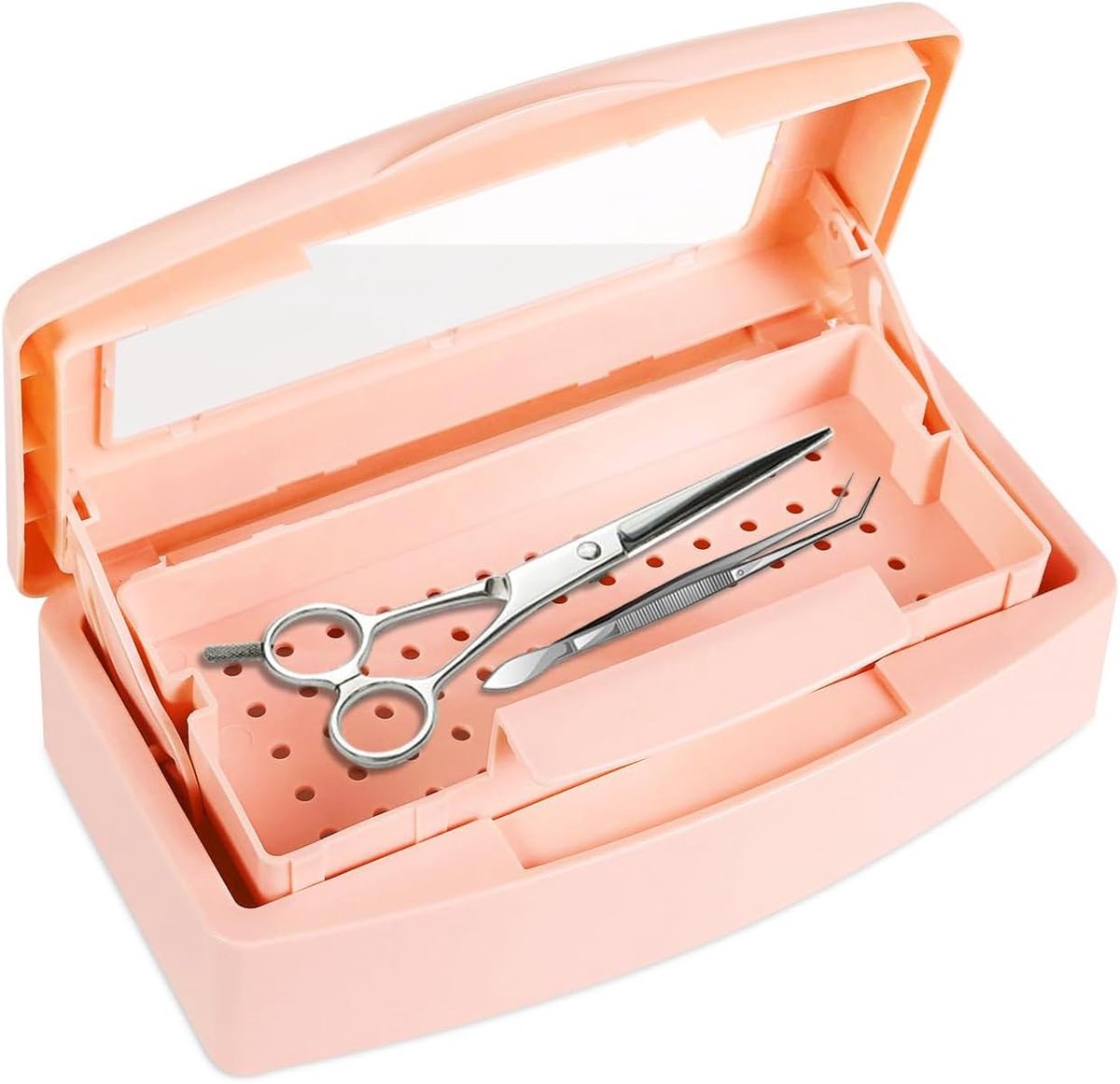 Thijox - Desinfectiebad voor Nagelgereedschap en Manicure, Sterilisator met Controlevenster, Handig voor Schoonheidssalon en Medische Praktijken, Oran