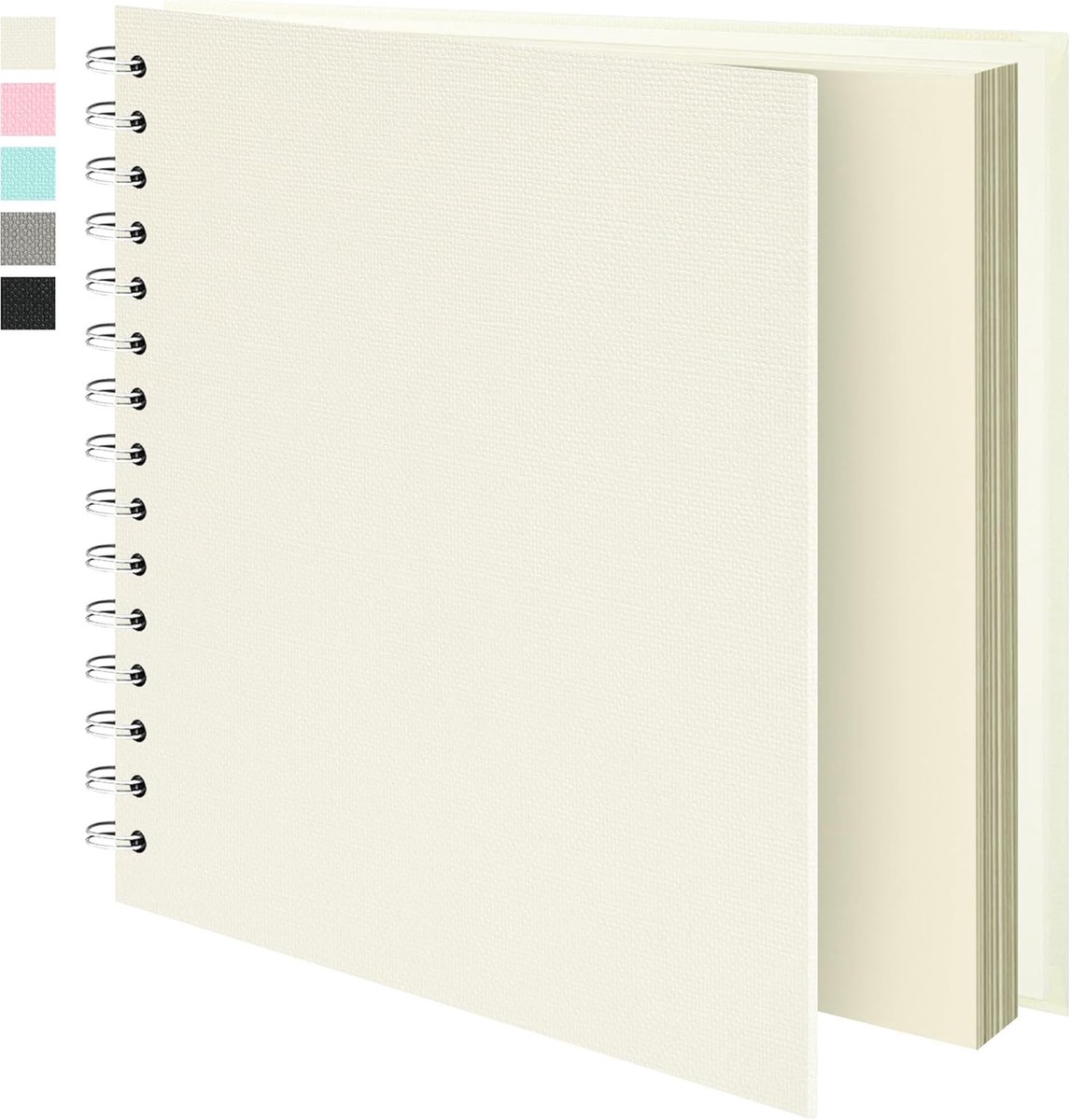 SnelShoppen - Scrapbooking Album 20.5 x 20.5 cm - Foto Album met Textuur Papier, Ideaal voor Trouw, Kinderen, Familie, Afstuderen - 20 Bladen/40 Pagin