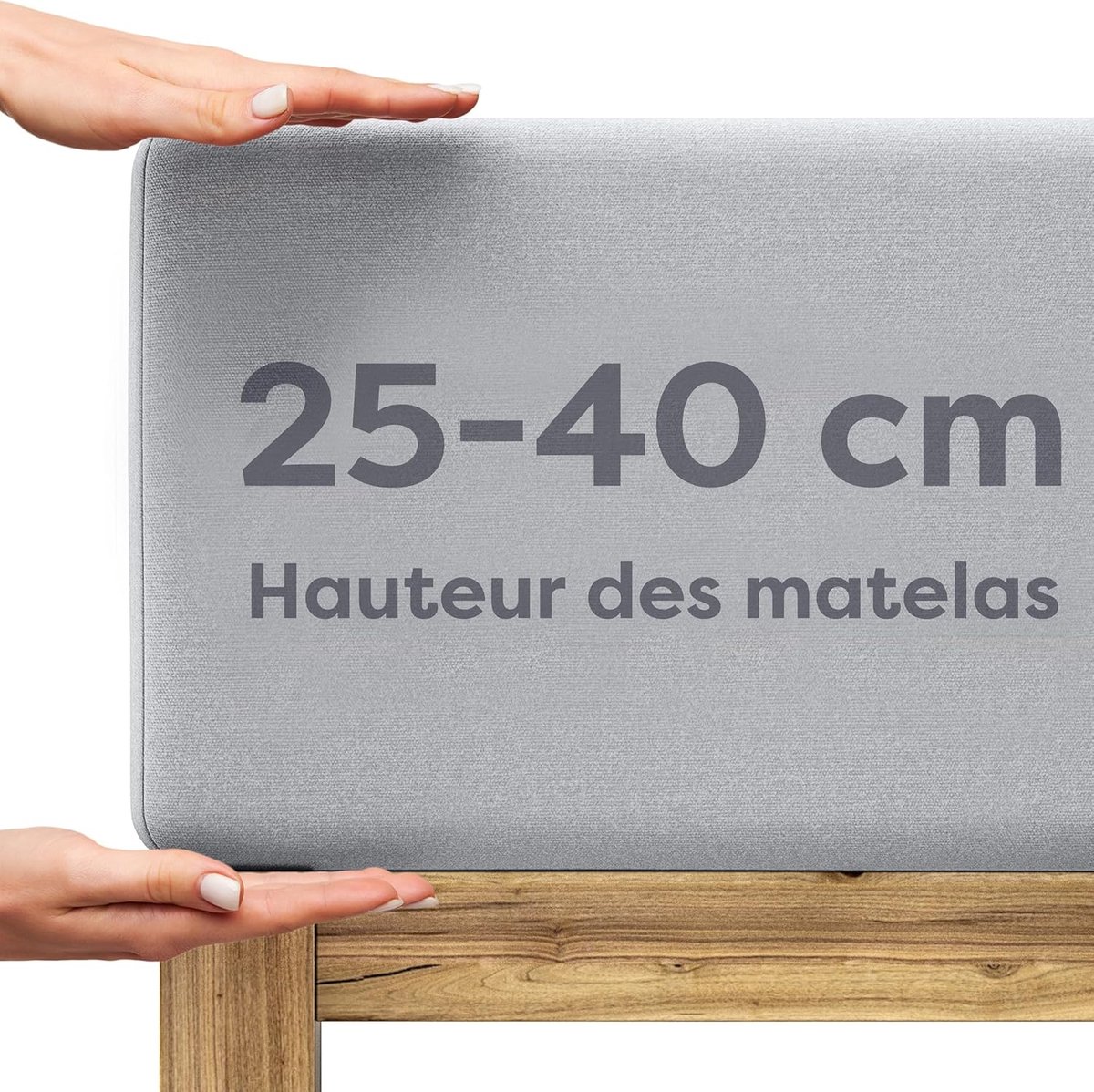 SnelShoppen - Fitted Sheet 140x200 cm / 160x220 cm - Premium Jersey Katoen met 5% Lycra - Kreukvrije Hoeslaken - Geschikt voor Matrassen tot 40 cm - A