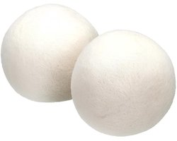 Ultra Clean Wasdrogerballen - 2x - 100% wol - Herbruikbaar - Drogerballen - 7 cm - was drogen