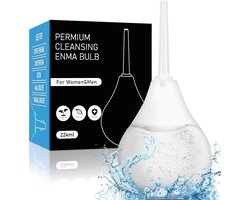 SnelShoppen - Enema Bowel Cleansing Kit 224ML - Butt Shower Irrigator voor Intieme Reiniging - Ergonomisch Design, Veilig PVC, Voor Mannen en Vrouwen