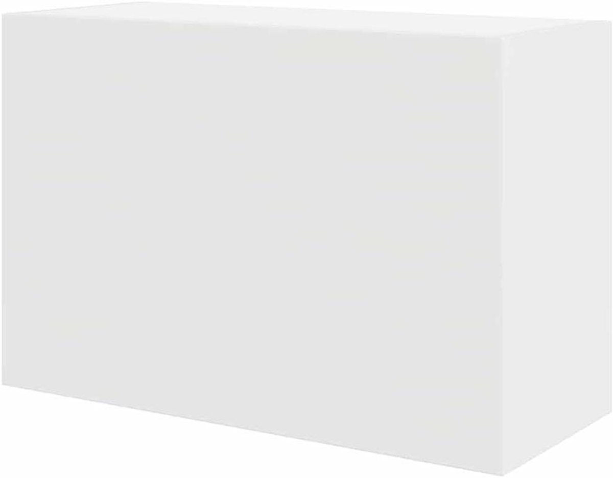 Badkamerkast - Wandkast Keuken - Opbergen Spullen - Zachte Deurdemper - 60x25x40 cm - Wit
