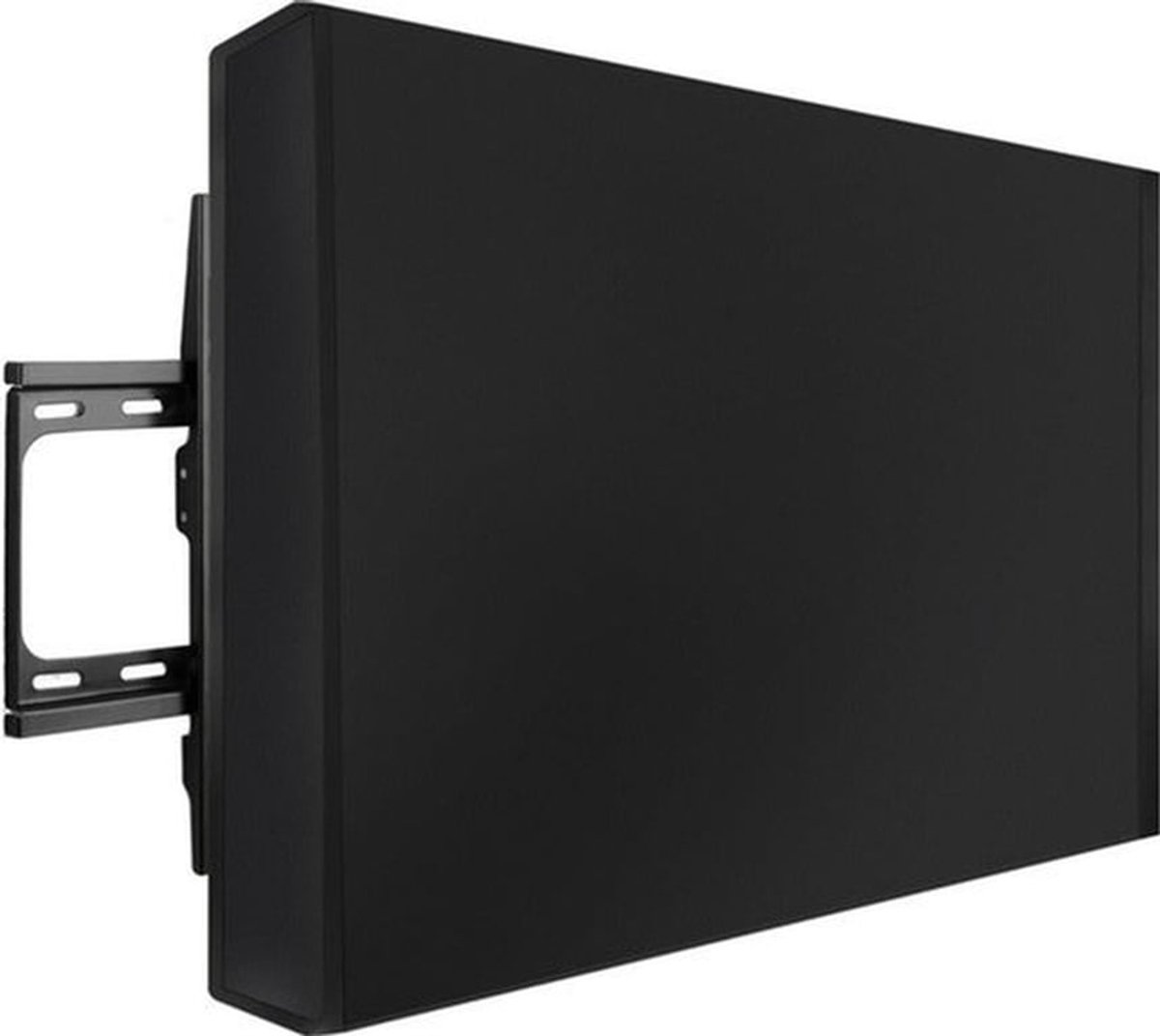 TV afdekking outdoor 55" - 58" zwart weerbestendig - universele displaybeschermfolie - 137 x 89 x 14 cm - TV cover voor buiten .