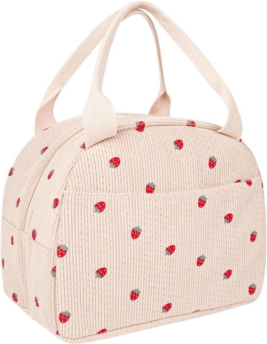 - Elektrische lunchbox met verwarming - Draagtas - Aardbei - Geschikt voor diverse modellen - Compatibel met Crock Pot, DUPASU, Aotto, LUNCHEAZE - Opbergtas voor lunchbox met verwarming
