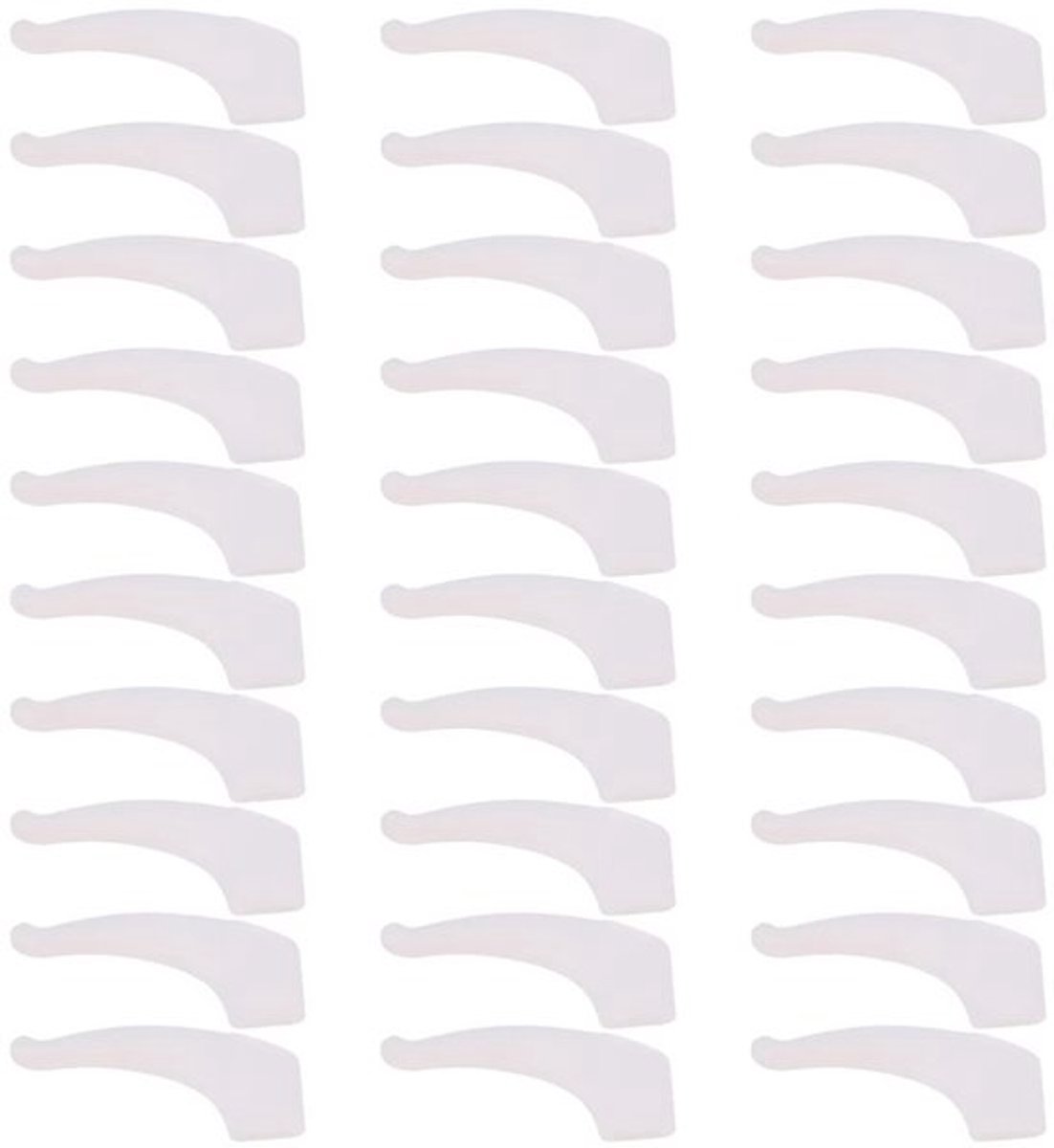 15 paar brillen oorgrepen antislip elastisch comfort bril houders Antislip glazen beschermer (zwart)