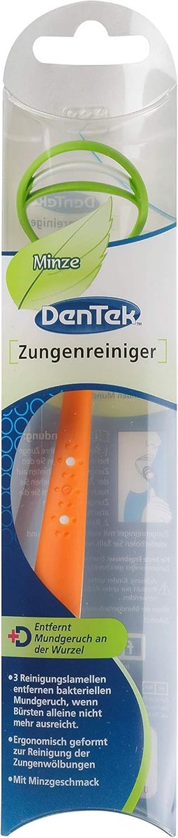 SnelShoppen - Tongreiniger - Plastic Tongschraper met Munt Smaak - Verwijdert Bacteriën en Slechte Adem - Frisse Adem - 1 Stuk