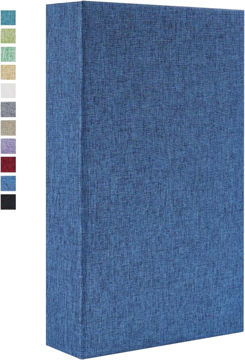 SnelShoppen - Luxe Foto Album 10x15 cm, 300 Pockets, Linnen Kaft, Geschikt voor Horizontale en Verticale Foto's, Perfect voor Trouwen, Kinderen, Famil