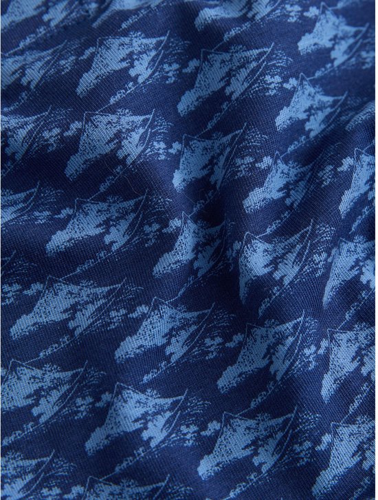 Next - Heren - Motionflex poloshirts met korte mouwen, 3-pack met opdruk - Blauw