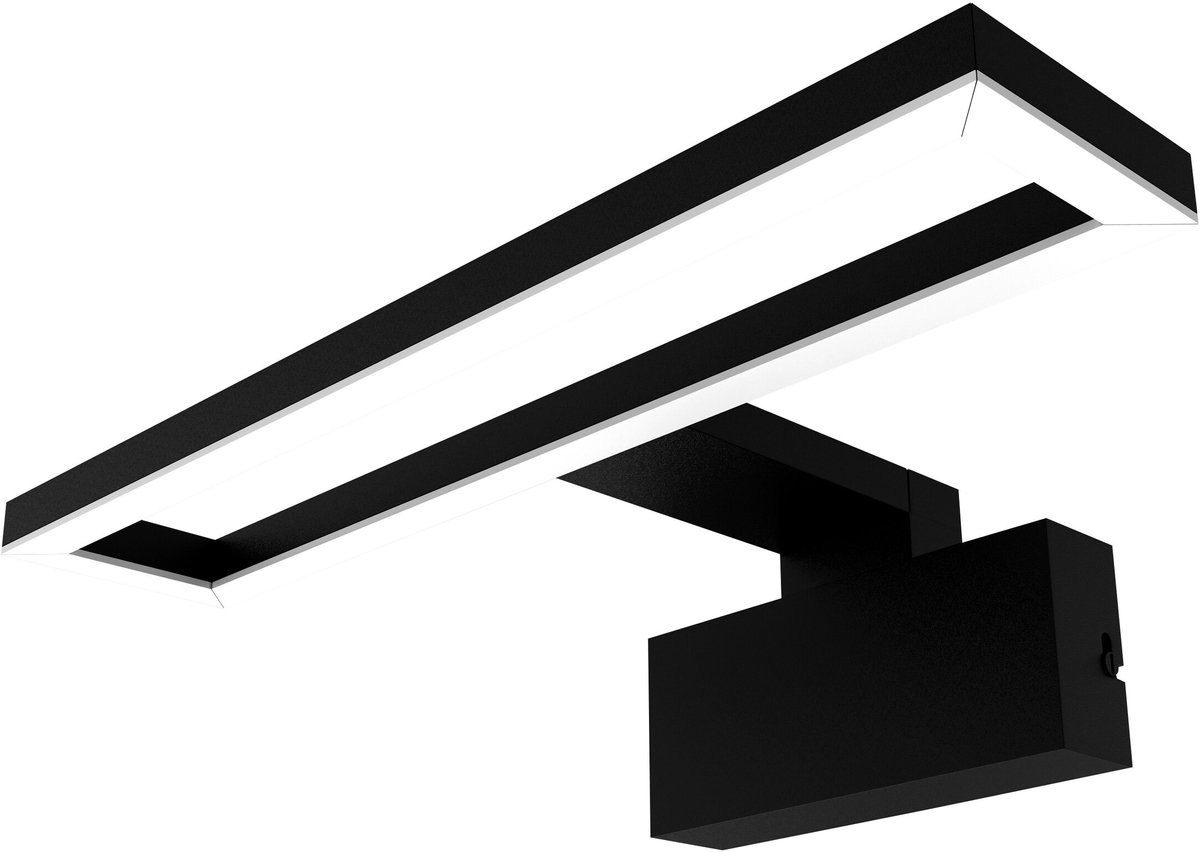 OSRAM lamp zwart, 4000 K, koel wit, 450 lm, 9 W, acrylonitril-butadieen-styreen (ABS), 120° bundelhoek