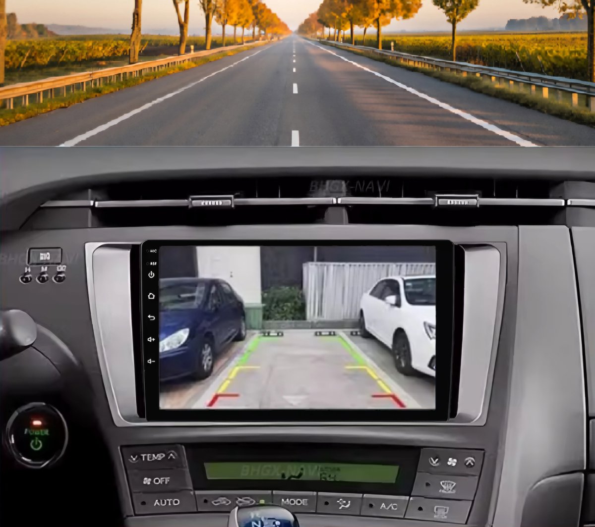 Autoradio 4/64GB met Carplay en Android auto | Geschikt voor Toyota Prius 3 2009-2015 | Radio scherm met Navigatie | 2009 2010 2011 2012 2013 2014 2015| XW30