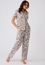 Damart - Pyjamashirt van 100% gekamd katoen - Dames - Beige - 42-44 (M)