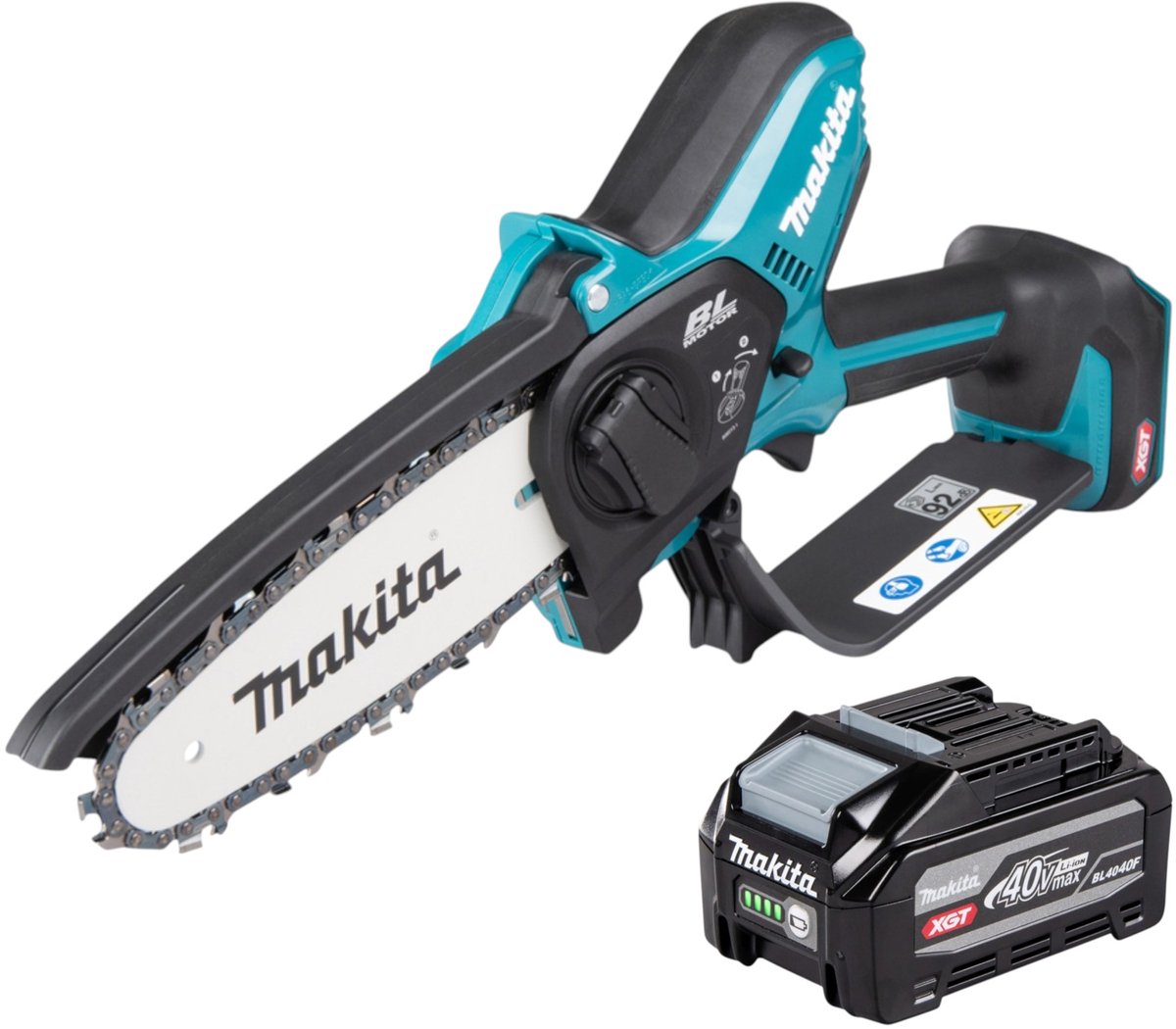 Makita UC 029 GZ Accu-snoeizaag 40 V max. 15 cm borstelloos solo - zonder accu, zonder oplader