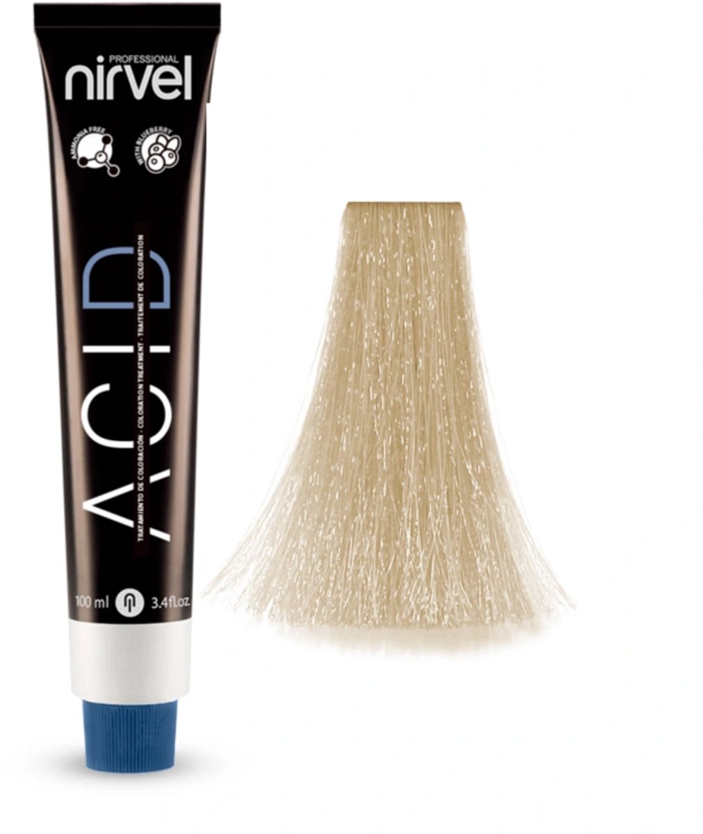Nirvel ACID LIGHT CAMEL 10/3 / Professionele haarkleuring met zure pH-waarde 100 ml