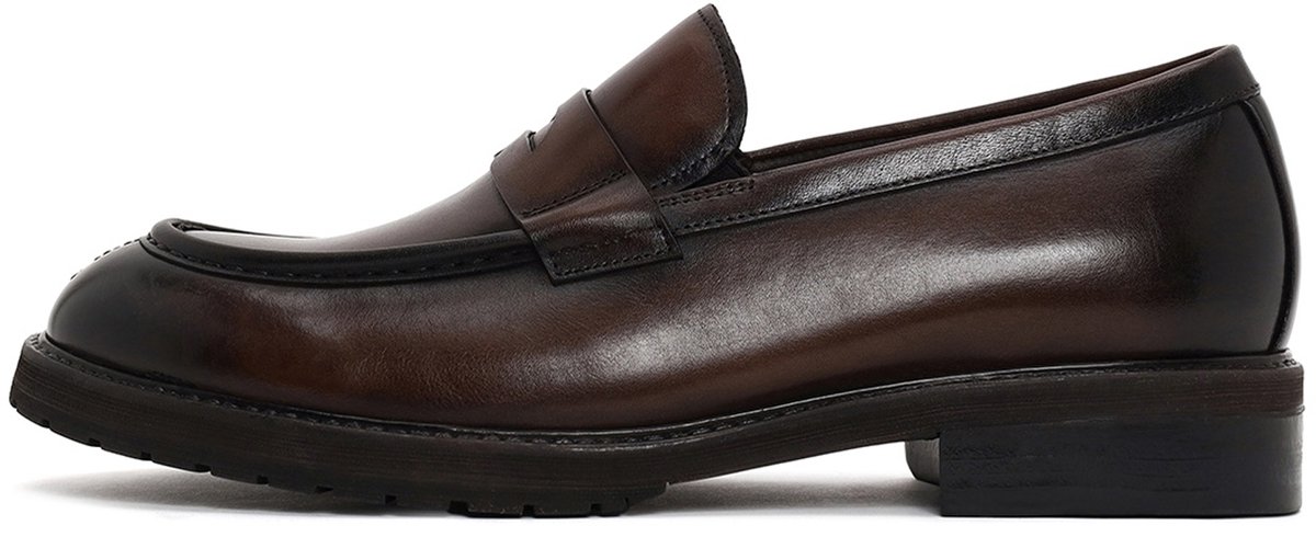 DERIMOD Instapper Penny Loafers Leren Instapper Penny Loafers