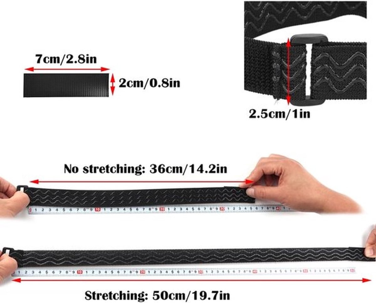 Laarzenriemen Antislip - Verstelbare Nylon - Herbruikbare Velcro - 30 Stuks Stickers - Geschikt voor Laarzen - Comfortabel en Duurzaam