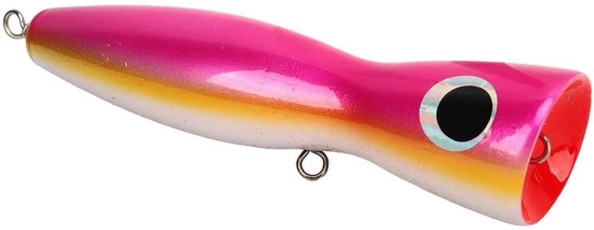 Viskunstaas - Houten Aas - Roze - Geschikt voor Bass Tonijn en Forel - 18 cm