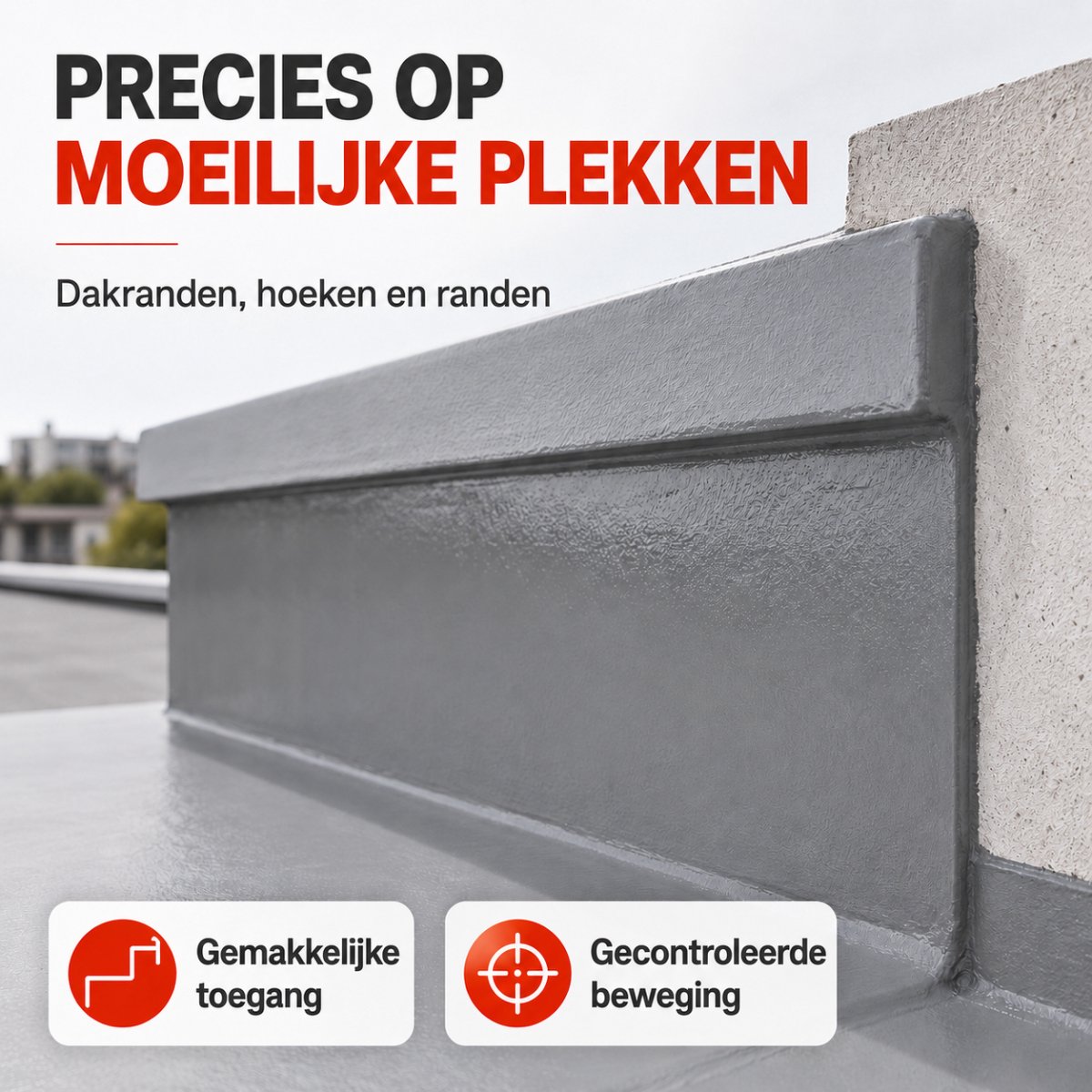 Kwast voor toepassing van waterdichte hars, epoxy, vernis, verf