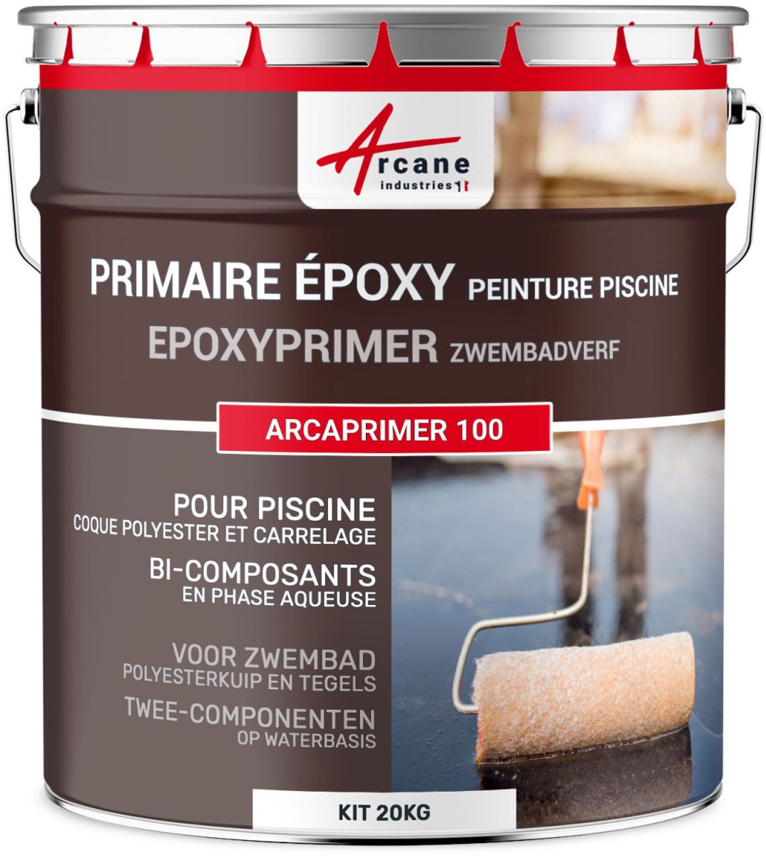 Epoxy primer voor polyester romp en tegels zwembad - ARCAPRIMER 100