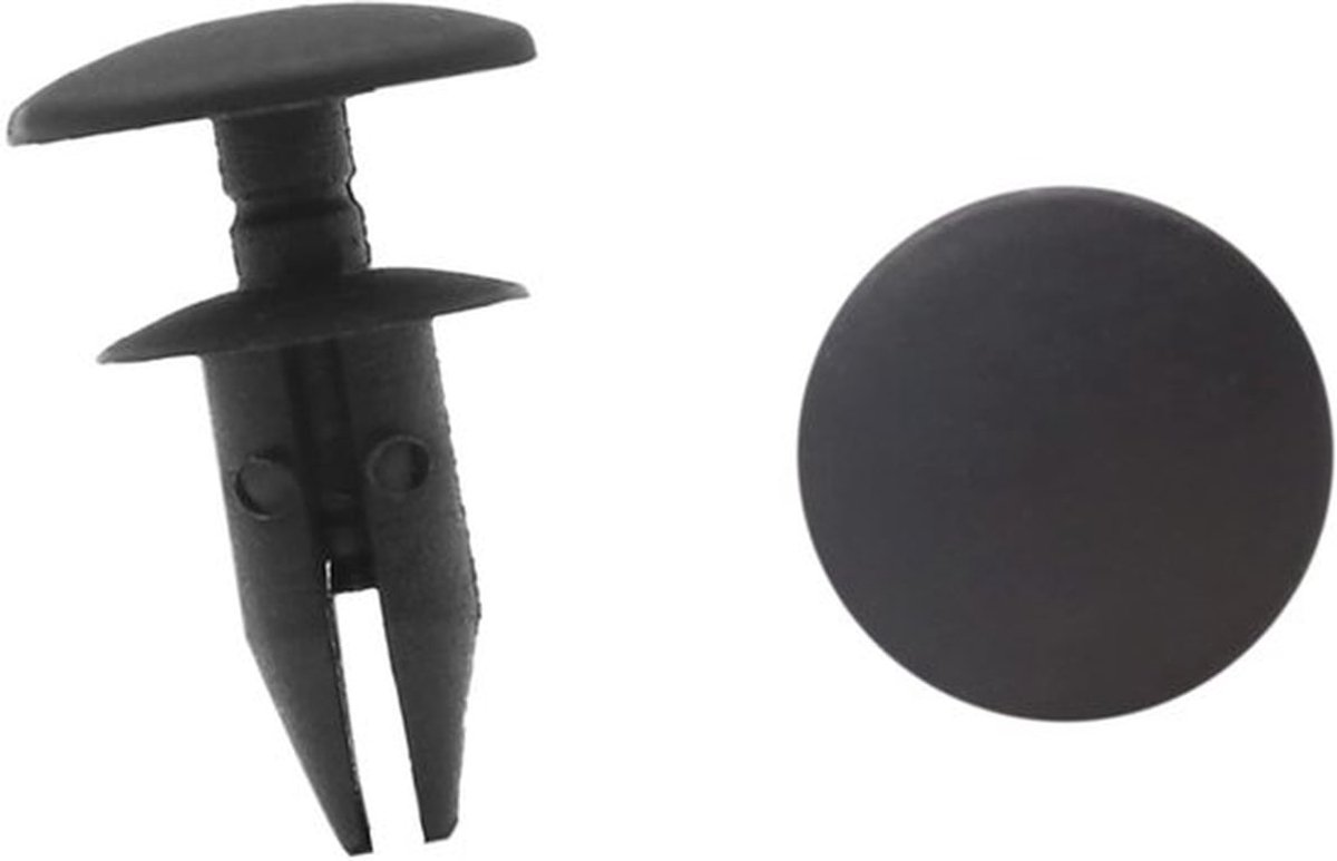 Auto Clip Universeel - 6 mm Gat - Kunststof - 20 Sets - Duurzaam - Geschikt voor Bekleding en Panelen - Bekledingclip